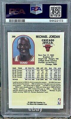 Michael Jordan 1989 Hoops #200 PSA 10 Gem Mint PERFECT CARD? FRESHLY GRADED