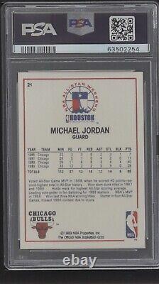 Michael Jordan 1989 Hoops All Star #21 PSA 10 GEM MINT Basketball Card RARE