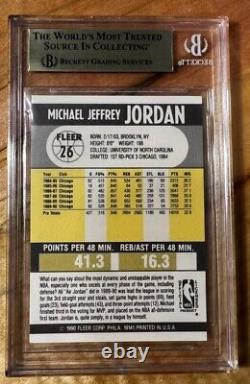 Michael Jordan 1990 Fleer BGS 9.5 Gem Mint #26? 