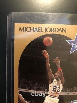 Michael Jordan 1990 NBA HOOPS All Star #5 ERROR MISPRINT Basketball Card RARE