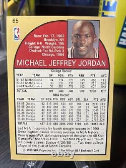 Michael Jordan 1990 NBA Hoops #65 VG