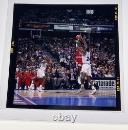 Michael Jordan 1990's Chicago Bulls Photo Original 120mm Color Transparency RARE