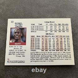 Michael Jordan 1991-92 Hoops MVP #30 Very RARE