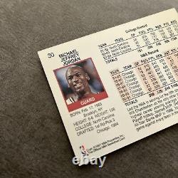 Michael Jordan 1991-92 Hoops MVP #30 Very RARE