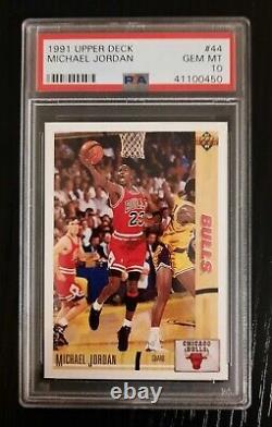 Michael Jordan 1991-92 Upper Deck #44 Psa 10 Gem Mint Chicago Bulls