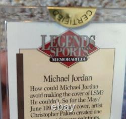 Michael Jordan 1992 Decade of Legends NSCC C14 Card 1/1 One of One Certificate