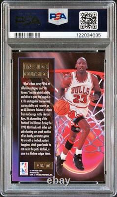 Michael Jordan 1993-94 Fleer Ultra Inside Outside #4 PSA 9 Bulls HOF GOAT