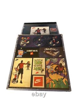 Michael Jordan 1993 Nike Space Jam 12 Sticker PROMO SET withCase Warner Bros