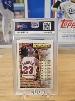 Michael Jordan 1993 Topps Finest # 1 Psa 8 Mint
