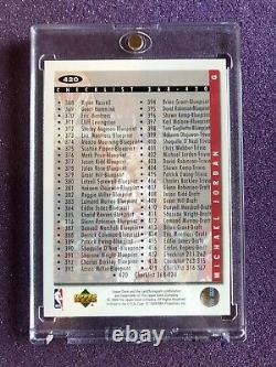 Michael Jordan 1994-95 Collectors Choice No. 420 Gold Signature Foil Card