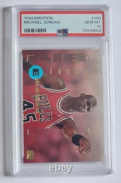 Michael Jordan 1994-95 Skybox Emotion Basketball PSA 10 Gem Mint