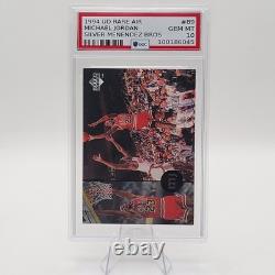 Michael Jordan 1994 Upper Deck Rare Air #89 With Menendez Brothers GGC GEM MINT 10