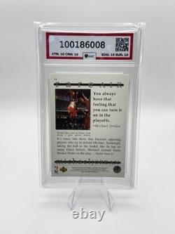 Michael Jordan 1994 Upper Deck Rare Air Menendez Slab Graded GGC (5) Card Lot 89
