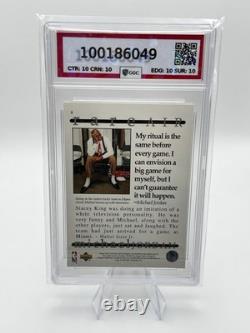 Michael Jordan 1994 Upper Deck Rare Air Menendez Slab Graded GGC (5) Card Lot 89