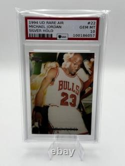 Michael Jordan 1994 Upper Deck Rare Air Menendez Slab Graded GGC (5) Card Lot 89