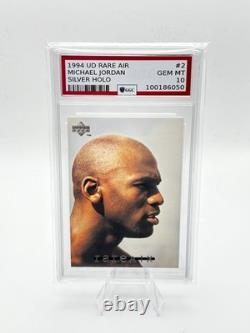 Michael Jordan 1994 Upper Deck Rare Air Menendez Slab Graded GGC (5) Card Lot 89