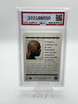 Michael Jordan 1994 Upper Deck Rare Air Menendez Slab Graded GGC (5) Card Lot 89
