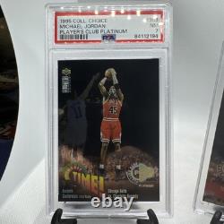 Michael Jordan 1995-96 Collector's Choice Player's Club Platinum LOT