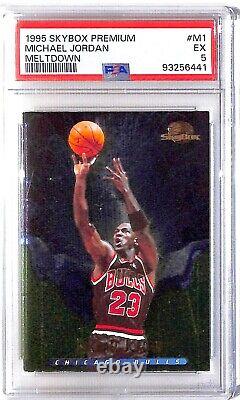 Michael Jordan 1995-96 Skybox Premium Meltdown Card #M1 PSA 5