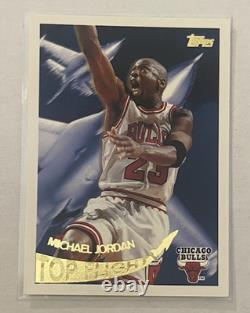 Michael Jordan 1995-96 Topps Top Flight Insert Card #TF1 Chicago Bulls