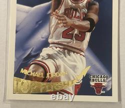 Michael Jordan 1995-96 Topps Top Flight Insert Card #TF1 Chicago Bulls