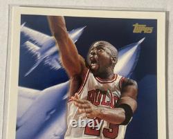 Michael Jordan 1995-96 Topps Top Flight Insert Card #TF1 Chicago Bulls