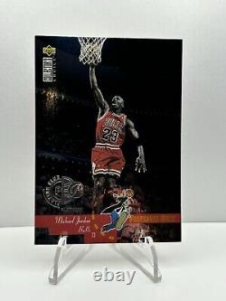 Michael Jordan 1995-96 Upper Deck Collectors Choice Players Club Platinum #195