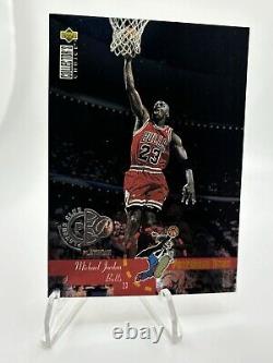 Michael Jordan 1995-96 Upper Deck Collectors Choice Players Club Platinum #195