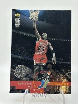 Michael Jordan 1995-96 Upper Deck Collectors Choice Players Club Platinum #195