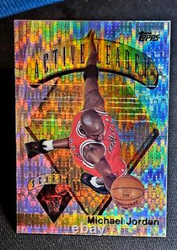 Michael Jordan 1995 Topps #1 Power Boosters Active Leader Scoring Mint condition