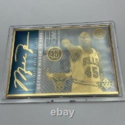 Michael Jordan 1995 Upper Deck 24k Gold Card LIMITED # /2345 Rare Promo