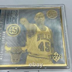 Michael Jordan 1995 Upper Deck 24k Gold Card LIMITED # /2345 Rare Promo