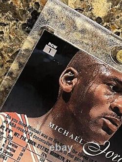 Michael Jordan 1996-97 Flair Showcase Row 1 Show Stopper Refractor Rare Mint SSP