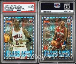 Michael Jordan 1996-97 TOPPS STADIUM CLUB CLASS ACTS ATOMIC REFRACTOR Insert CA1