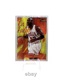 Michael Jordan 1996-97 Topps En Fuego Insert Season's Best #1 Chicago Bulls