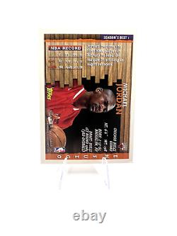 Michael Jordan 1996-97 Topps En Fuego Insert Season's Best #1 Chicago Bulls