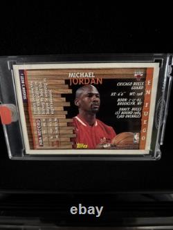 Michael Jordan 1996-97 Topps En Fuego Insert Season's Best #1 Chicago Bulls