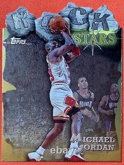Michael Jordan 1996-97 Topps Rock Stars #RS1 Die Cut Super Rare SSP
