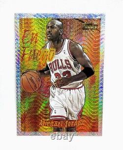 Michael Jordan 1996-97 Topps Series 1 Season's Best En Fuego #1