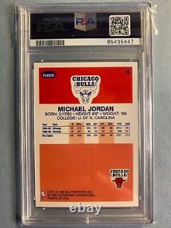 Michael Jordan 1996 Fleer Decade of Excellence Rookie #4 PSA 10 GEM MINT Bulls