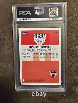 Michael Jordan 1996 Fleer Decade of Excellence Rookie Ultra #U-4 PSA 10 GEM MINT