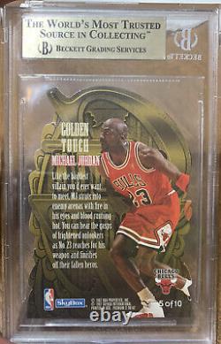 Michael Jordan 1996 Golden Touch BGS 9.5 QUAD 9.5+10