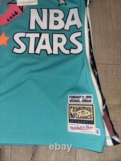 Michael Jordan 1996 Hardwood Classics Mitchell & Ness Jersey Teal Size XL NWT