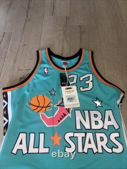 Michael Jordan 1996 Hardwood Classics Mitchell & Ness Jersey Teal Size XL NWT