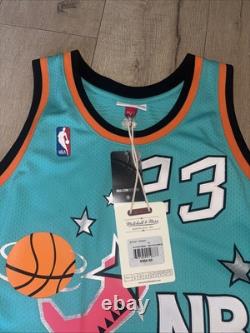 Michael Jordan 1996 Hardwood Classics Mitchell & Ness Jersey Teal Size XL NWT