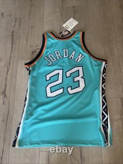 Michael Jordan 1996 Hardwood Classics Mitchell & Ness Jersey Teal Size XL NWT