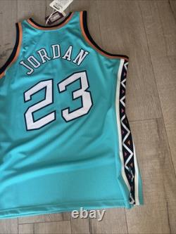 Michael Jordan 1996 Hardwood Classics Mitchell & Ness Jersey Teal Size XL NWT
