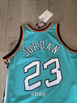 Michael Jordan 1996 Hardwood Classics Mitchell & Ness Jersey Teal Size XL NWT