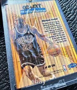 Michael Jordan 1997-98 Fleer Ultra #1 Court Masters Chicago Bulls Sp Rare Read