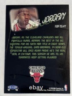 Michael Jordan 1997-98 Fleer Ultra View to a Thrill Card! #1 VT Vintage Bulls